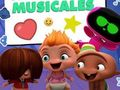 Leikur Mini Beat Power Rockers: Musical Stickers á netinu