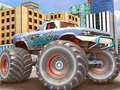 Leikur Monster Truck Stunt akstur uppgerð á netinu