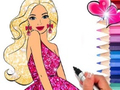 Leikur Litabók: Barbie  á netinu