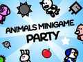 Leikur Dýr minigame partý á netinu