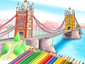 Leikur Litabók: London Bridge  á netinu