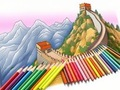 Leikur Litabók: The Great Wall  á netinu