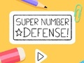 Leikur Super Number vörn á netinu