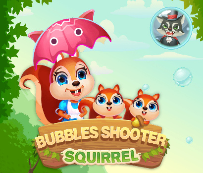 Leikur Bubbles Shooter Íkorna  á netinu