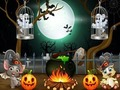 Leikur Hrekkjavaka Twin Ghosts Rescue  á netinu