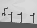 Leikur Stickman eyðilegging 3 hetjur á netinu