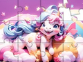 Leikur Jigsaw þraut: Unicorn á netinu