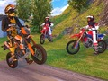 Leikur Motocross aksturshermir  á netinu