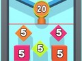Leikur Kúlur falla 2048 á netinu