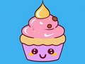 Leikur Litabók: Cupcake  á netinu