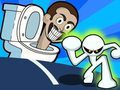 Leikur Stickman vs Skibidi salerni  á netinu