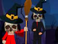 Leikur Halloween Friends Party-03 á netinu