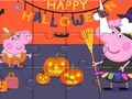 Leikur Jigsaw þraut: Peppa Halloween á netinu