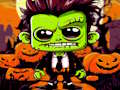 Leikur Franky & Vampire Halloween þraut á netinu
