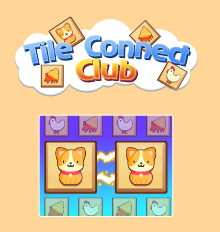 Leikur Flísar Connect Club á netinu