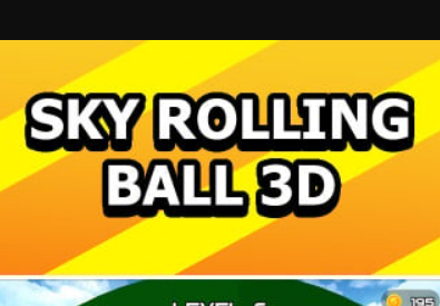 Leikur Himin glæfrabragð veltandi bolta 3d á netinu