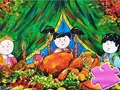 Leikur Jigsaw Puzzle: Gleðilega þakkargjörð  á netinu