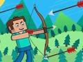 Leikur Noob Archer Monster Attack á netinu