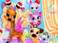 Leikur Gæludýr snyrting Bubble Party  á netinu