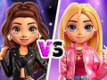 Leikur Svartur vs bleikur stíll Lovie Chic  á netinu