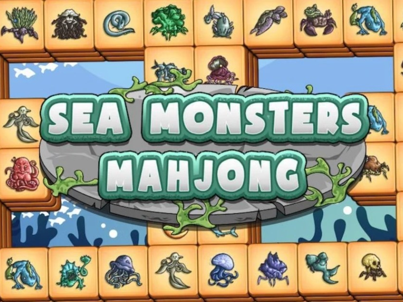 Leikur Sea Monsters Mahjong á netinu