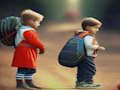 Leikur Aftur í skólann Jigsaw Picture Puzzle  á netinu