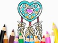 Leikur Litabók: Heart Dreamcatcher  á netinu