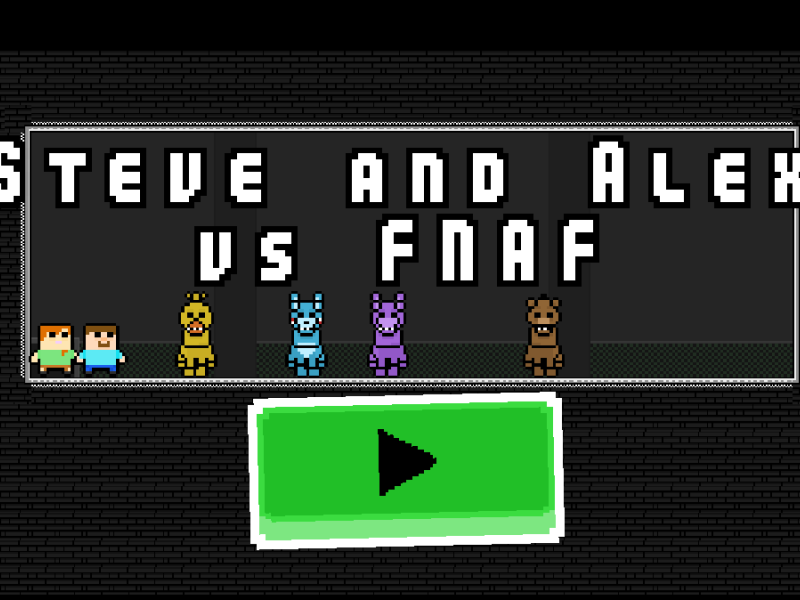 Leikur Steve og Alex gegn Fnaf  á netinu