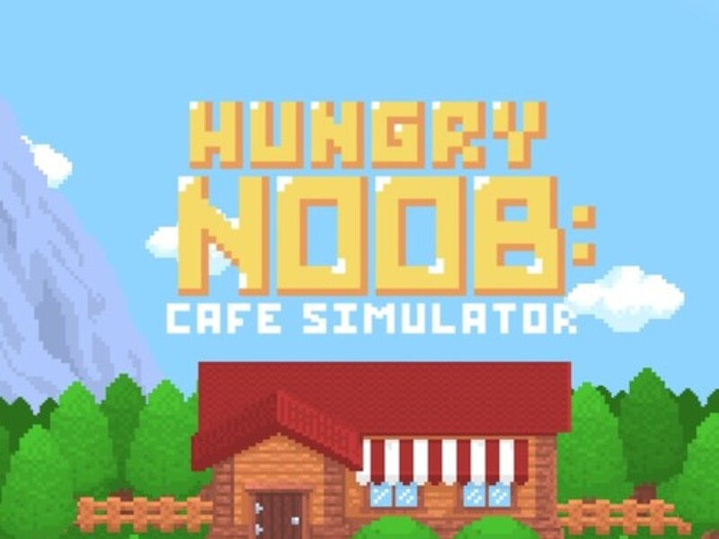 Leikur Hungry Noob Cafe Simulator á netinu