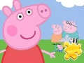 Leikur Jigsaw Puzzle: Peppa með fjölskyldunni  á netinu