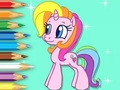 Leikur Litabók: Shining Pony  á netinu
