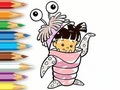 Leikur Litabók: Monster Costume Girl  á netinu