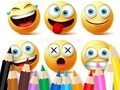 Leikur Litabók: Fyndið Emoji  á netinu
