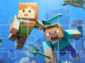 Leikur Minecraft púsluspil  á netinu