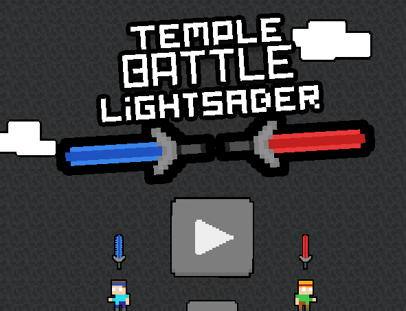 Leikur Temple Battle Lightsaber á netinu