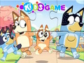 Leikur Jigsaw þraut: Bluey Family Fun á netinu