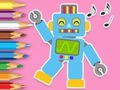 Leikur Litabók: Robot Dancing  á netinu