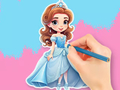 Leikur Litabók: Chibi Princess  á netinu