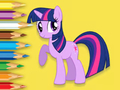 Leikur Litabók: Little Pony  á netinu