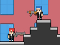 Leikur Noobwars Rauður og Blár  á netinu