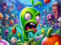 Leikur Plöntur vs Zombies Jigsaw  á netinu