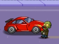 Leikur Bílstjóri Zombie Escape 2D  á netinu