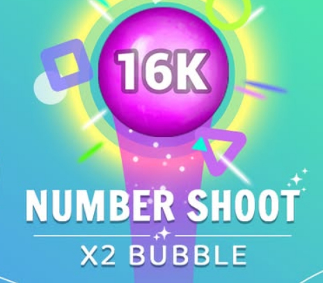 Leikur Number Shoot x 2 kúla  á netinu