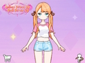 Leikur Anime klæða sig upp dúkku klæða sig upp á netinu