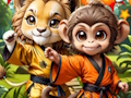 Leikur Kung-Fu lítil dýr  á netinu