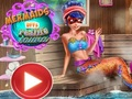 Leikur Mermaids BFFs Reallife gufubað  á netinu