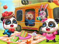Leikur Jigsaw þraut: Little Panda Picnic á netinu