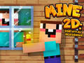 Leikur Mine 2d Survival Herobrine á netinu