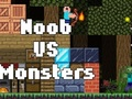 Leikur Noob vs skrímsli á netinu