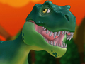 Leikur Dino Run: Hraun  á netinu